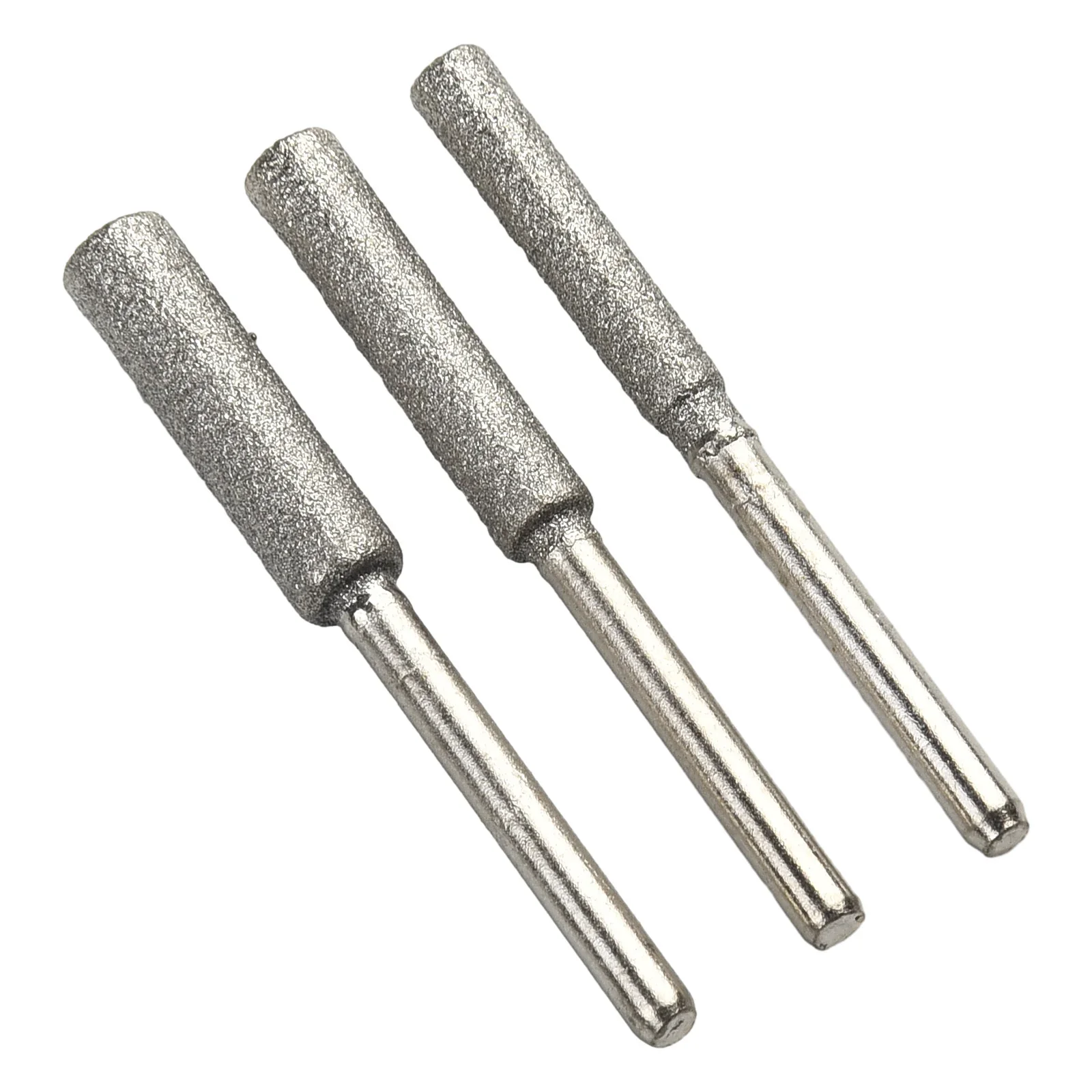 Affilatrice per motoseghe Intaglio Bava cilindrica 6PCS Affilatrice per utensili per molatura rivestita Pietra per affilare la lima Rettifica dei metalli 4/4.8/5.5mm