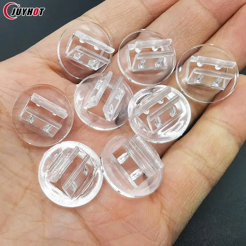 10 Pieces 20mm Plastic Cards Stand Unique Transparent Fixed Props for Paper Board Games Cards