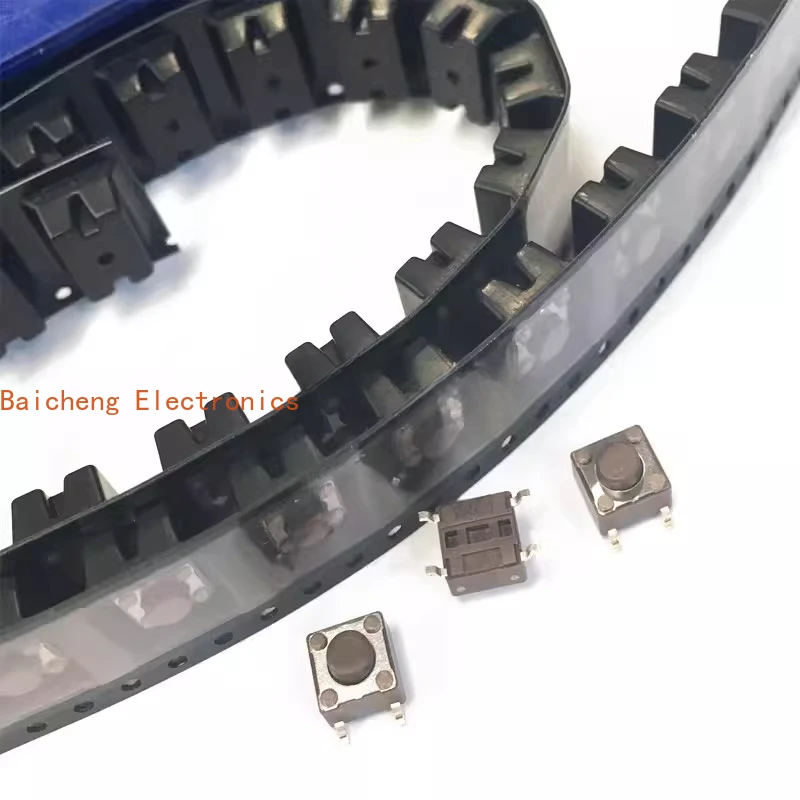 10 قطعة DTSM-62N-V مفتاح زر اللمس 6*6*5 التصحيح القدم مايكرو حركة القهوة الملونة الرأس