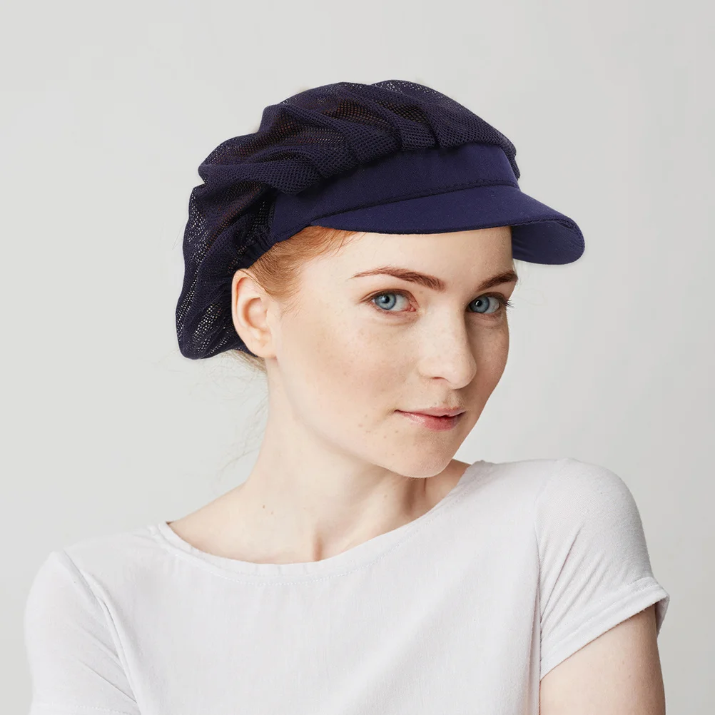 2 Stück Unisex-Kochmützen, atmungsaktive Netzkappen für die Küche, Kochservice, Bäcker, Kellner, professionelle saubere Arbeitskappe