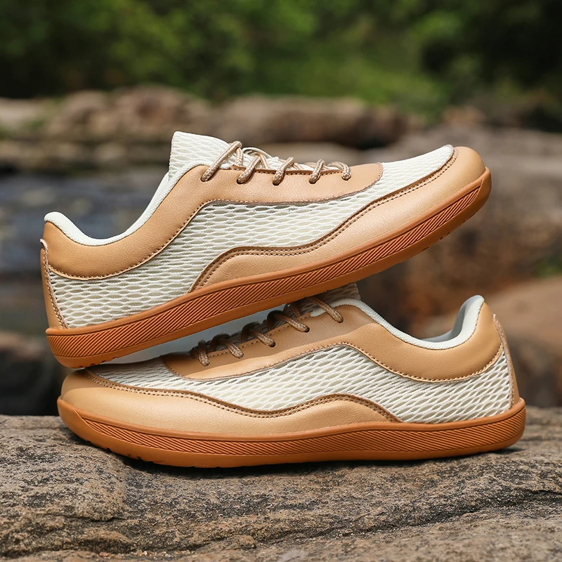 Wide Toe Last Running Shoes Comfortable Breathable Lace up Men Walking Shoe Outdoor Original Shoe Fashion Big Sizes Men Shoes