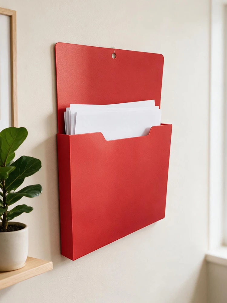 Magnetic File Holder Frosted for PP Wall Mount Document Organizer Letter A4 Paper Storage Box Office Classroom view 4