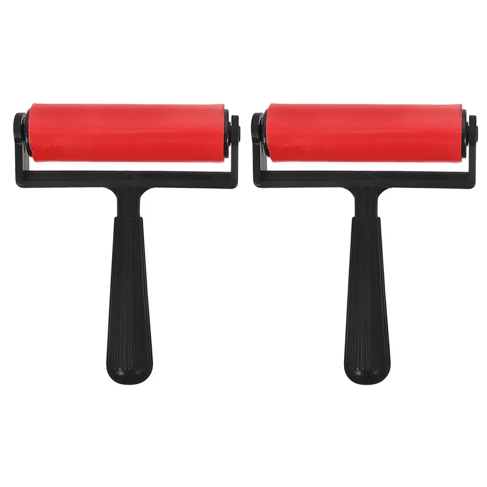 

2pcs Rolling Wheel Rollers For Diamond Art Painting Supplies Multi-Function Plastic Diy Craft Roller Printmaking Ink