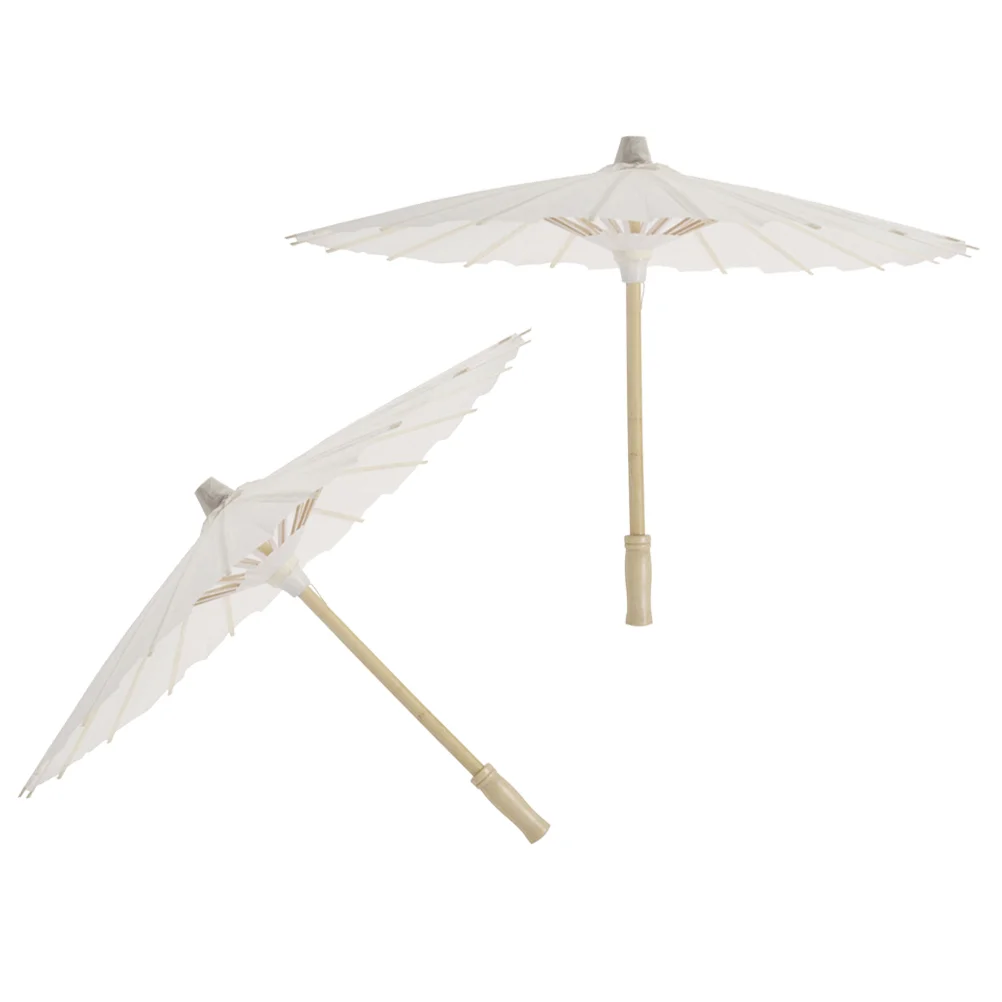 

Paper Umbrella Parasol Wedding White Decorations for Ceremony Big Umbrellas Shade