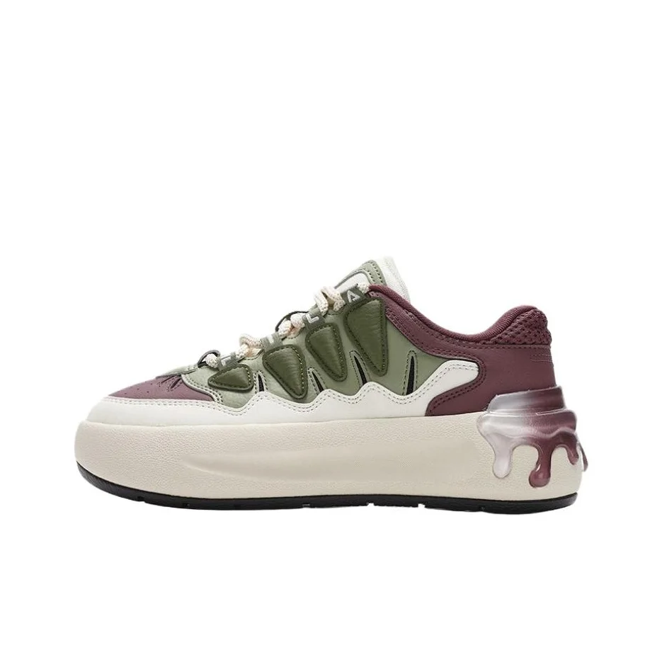 FILA CARROT 1 Abrasion Resistant Low top Skateboard Shoes Women's Purple F52W531298FNA