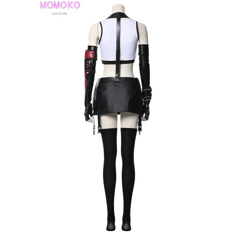 فاينل فانتسي السابع طبعة جديدة تيفا لوكهارت تأثيري حلي الكبار النساء الفتيات شعر مستعار أحذية أزياء تنكرية للهالوين