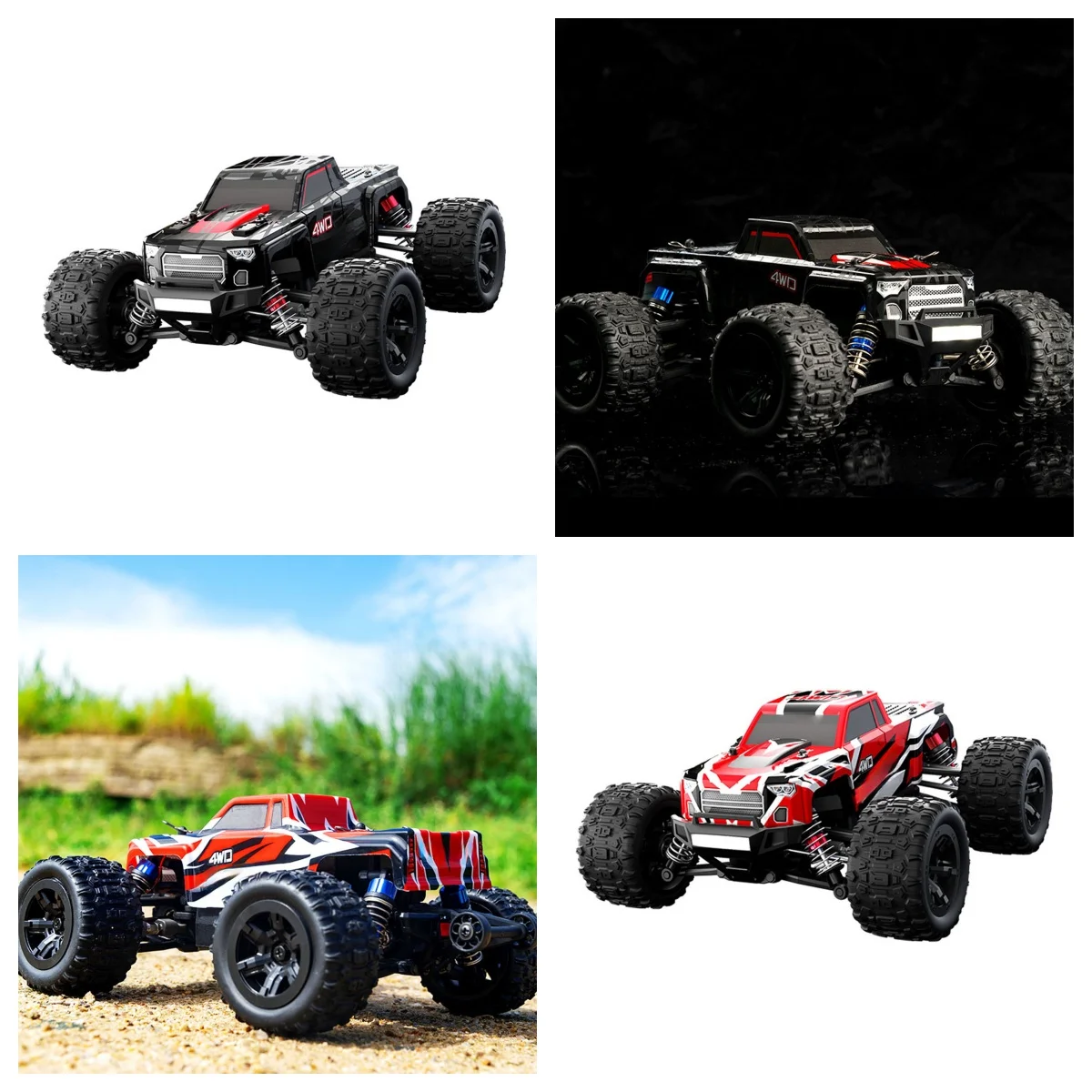 

1/20 2.4G RC High Speed Off Road Vehicle 40km/h 4WD C8811 Brushless Motor ESC Lifting Wheel Metal Shaft RTR Remote Control Car