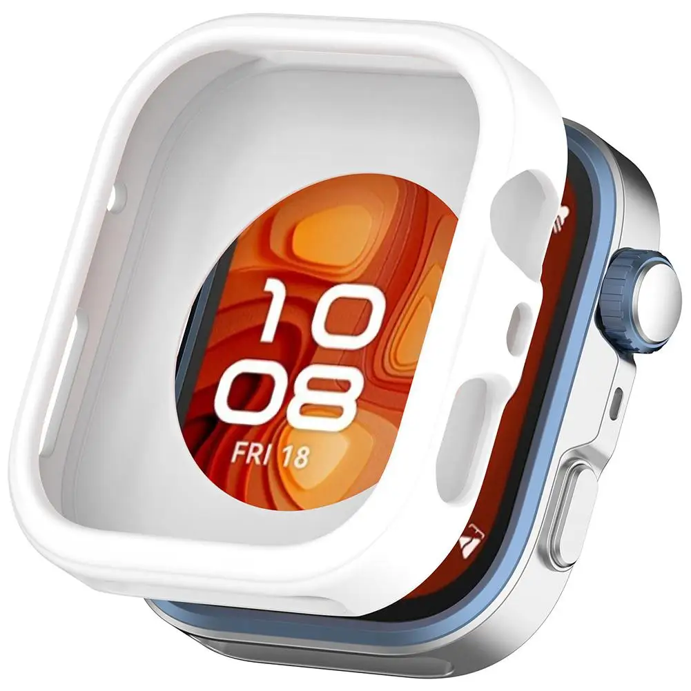 Силиконовый чехол для часов HUAWEI Fit 4 и Fit 4 Pro, мягкий защитный чехол для часов с половиной покрытия