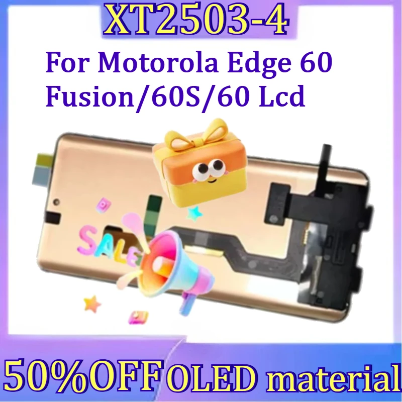 

For Edge 60 Fusion XT2503-4 Screen Replacement New OLED for Motorola Edge 60 Fusion/60S/60 Lcd Display Touch Digitizer Assembly
