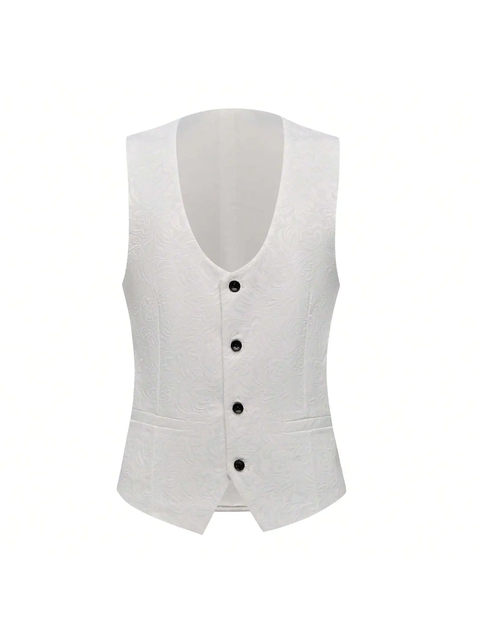 طقم بدلة جاكار رفيعة مكون من ثلاث قطع للرجال، بما في ذلك سترة وسترة وبنطلون بنمط بيزلي، مناسبة لـ ba