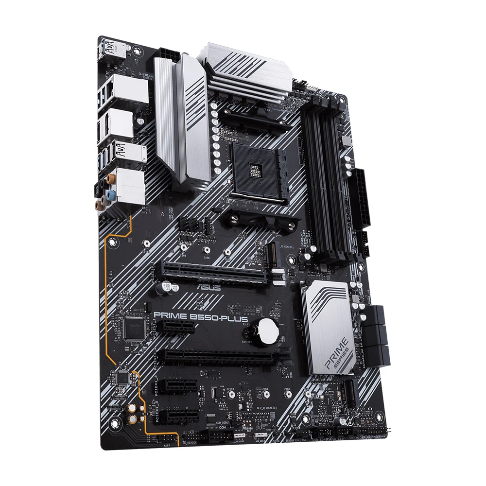 ASUS PRIME B550-PLUS Motherboard Support Ryzen 7 5800x 5700x 5700x3D 5600G PRO 4750G CPU DDR4 PCIe 4.0 ATX AM4 Motherboard