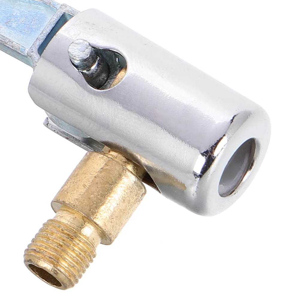 2 Pcs Air Pump Connector Closed Chuck Zinc Alloy Inflation Valve Nozzle Quick Inflate Deflate Threaded Nozzle Tire Pump