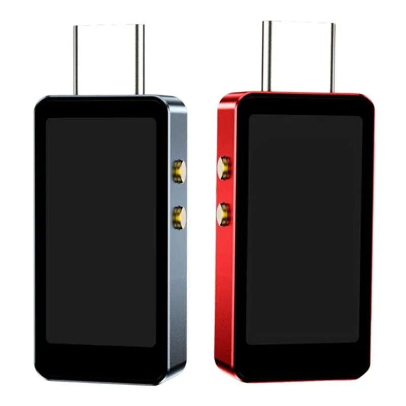 جهاز اختبار USB من النوع C مع الفولتية في الوقت الحقيقي ومقياس القراءة الحالي لتحليل أداء البطارية لأداة الكهربائي