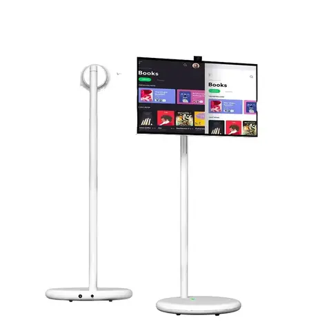 27 Inch Portable Android 13 Smart TV 6+64G Full HD LCD Touch Screen Rechargeable Monitor For Home Live Streaming Gaming