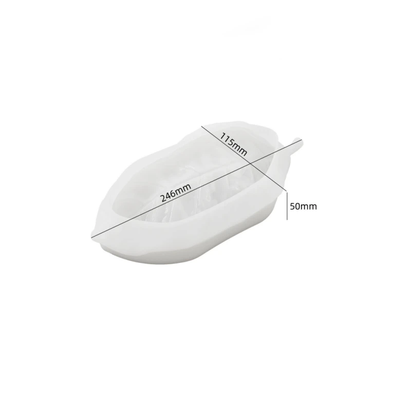 Moule en silicone pour surface miroir, bricolage, cristal, goutte, colle, gypse, ciment, cuir chevelu, stockage