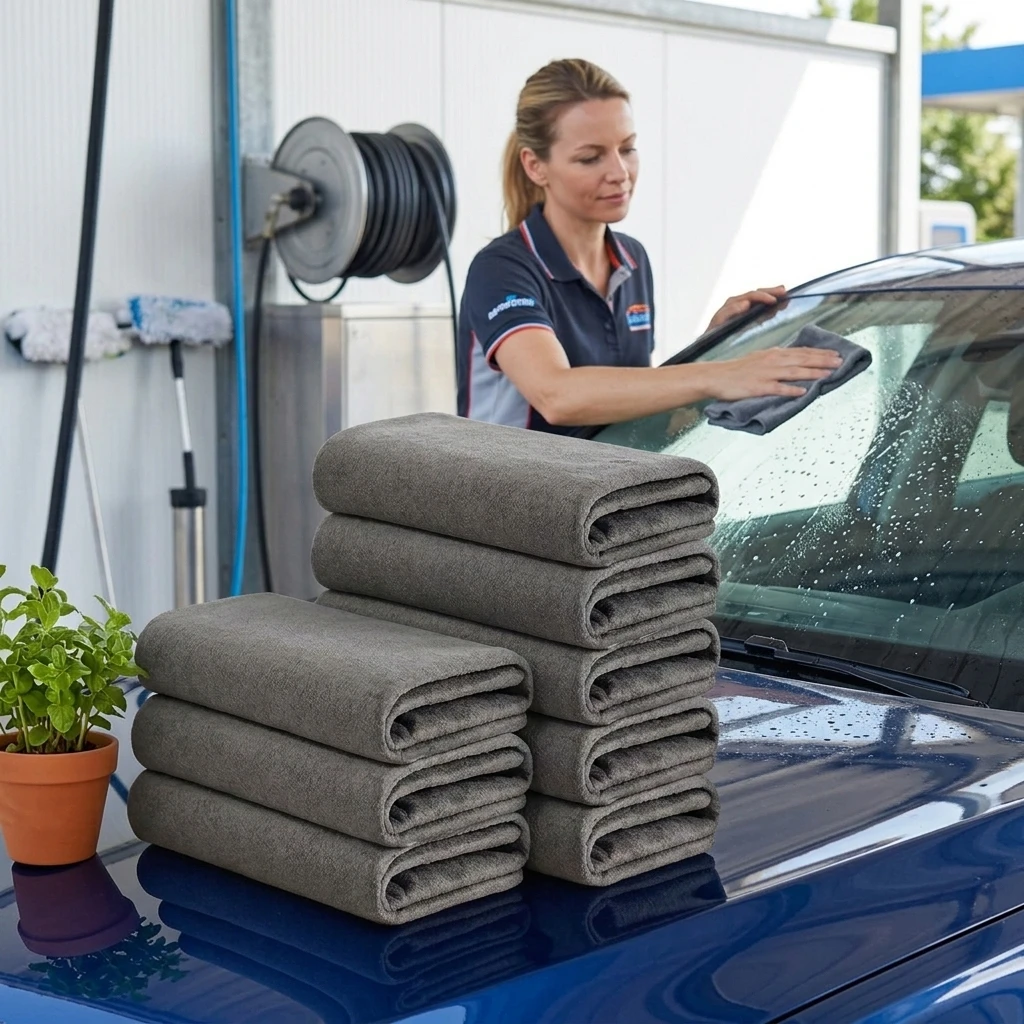 1PC/5PCS/10PCS Magic Car Cleaning Cloth High Absorption Washing Cloth Reusable Window Polishing Towel