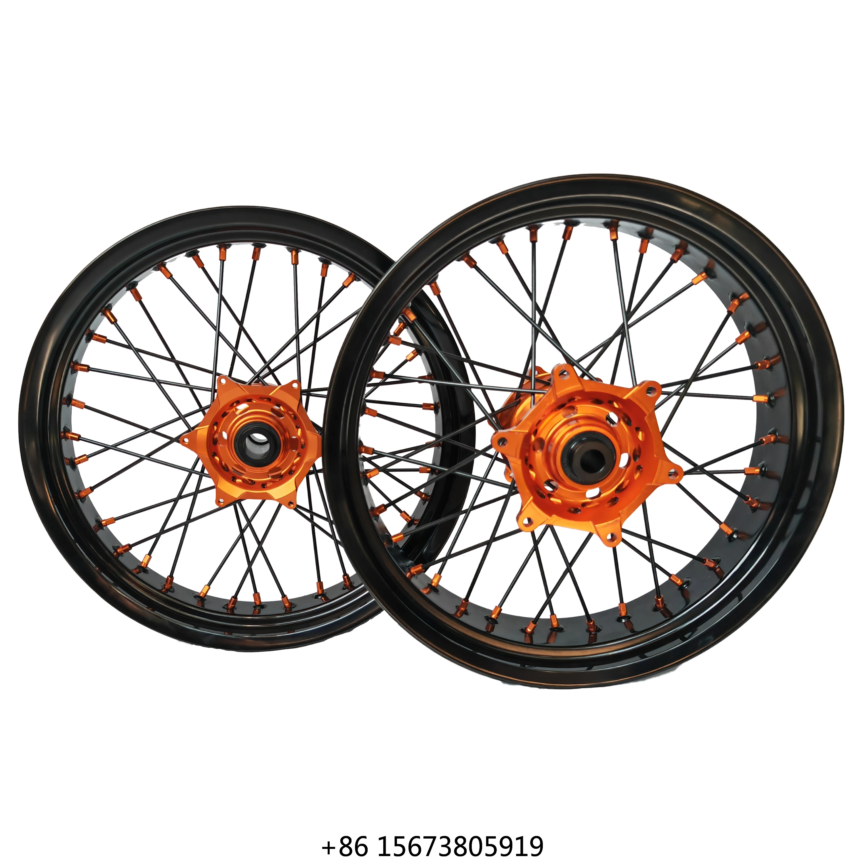 

17 Inch 36 Spoke EXC SXF SX XC 125 250 350 450 Supermoto Wheels Motard Wheels Set for