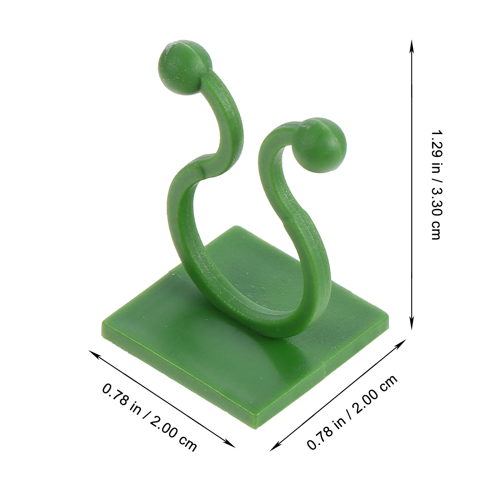 

100pcs Vine Climbing Hooks Plant Support Trellis Wall Fixture Clips Long Service Life Gardening Tool Parts Plant Fixing Hook