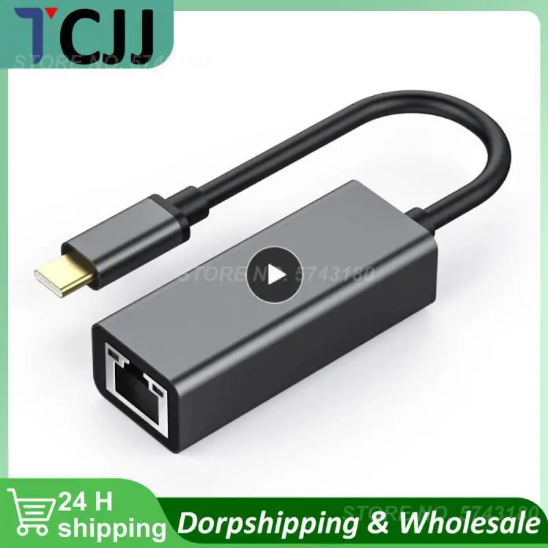 3.0 To 2.5G LAN Gigabit Ethernet Adapter RTL8156B 2500/1000/100Mbps USB C 3.1 RJ45 Network Card for Laptop Desktop PC