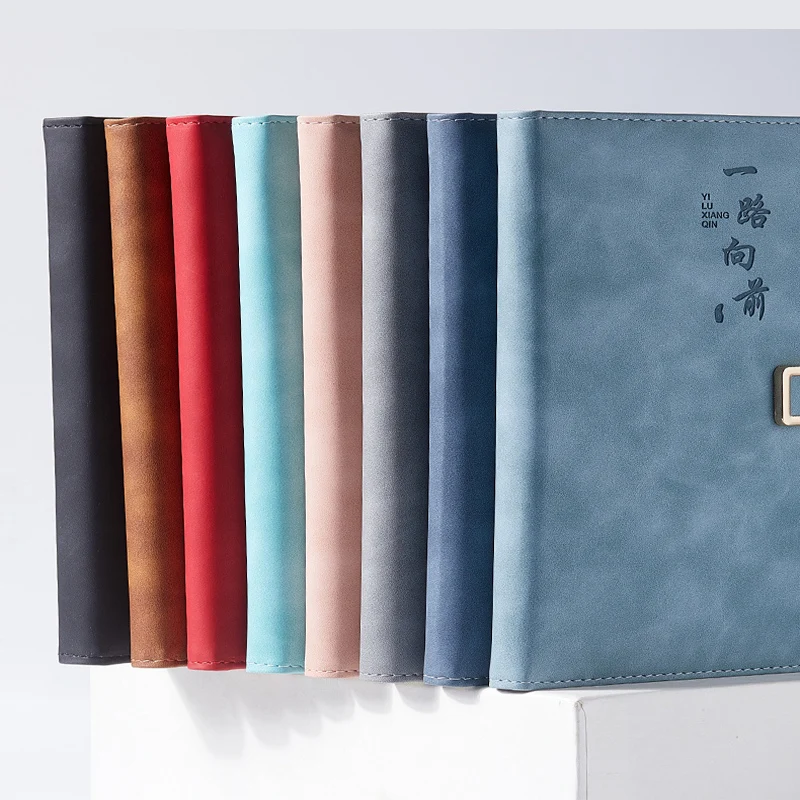 Business Notebook Set Imitation Writing Notebook Portable Diary Notepad Lightweight for Office Students Travel Use Custom Logo