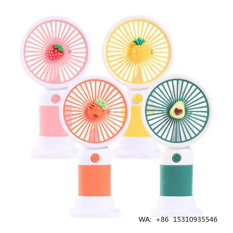 2026 New Promotional Handheld USB-rechargeable Mini Cute Multi-function 4 Colors Custom Logo Fan for Summer
