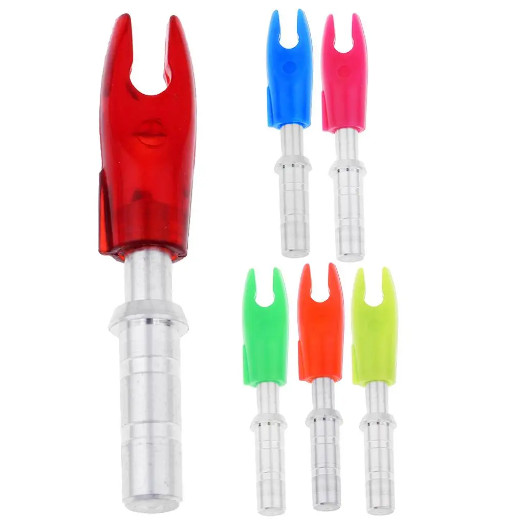 12Pcs Colorful Plastic Archery Precision for ID 4 . 2mm