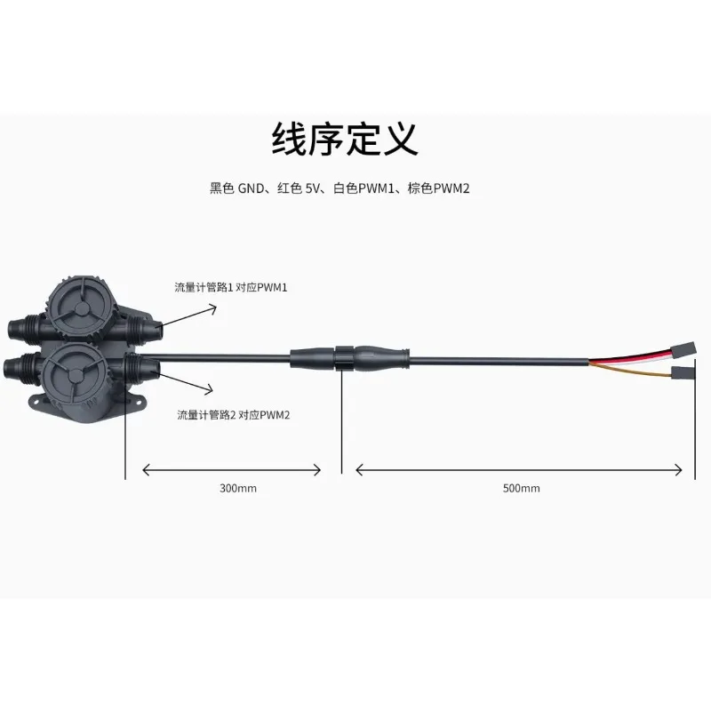 60L/MIN 大流量インペラ二重管液体測定メーターセンサータービン VK V9 JIYI K3A K++ V2 農業