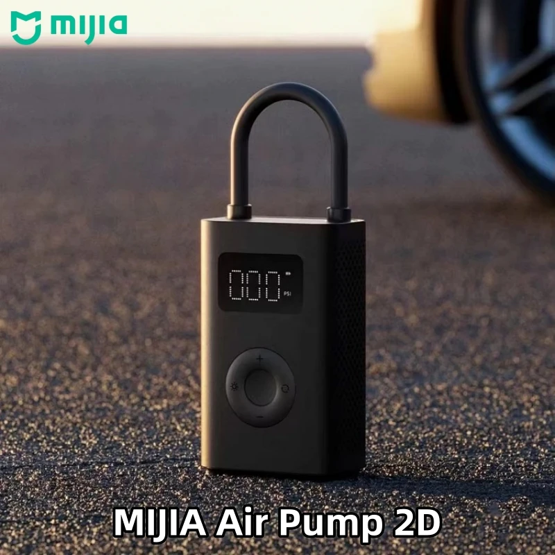 mijia-air-pump-2d-25-speed-boost-portable-electric-air-compressor-treasure-150psi-type-c-led-multitool-inflator