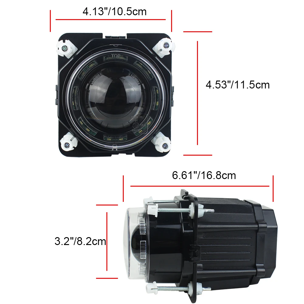 Newest 3.5inch LED Headlight 90MM with High Low Beam Parking Lights For Bus Motorcycle Truck Car Parts