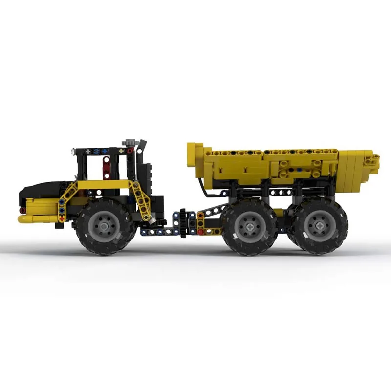 MOC-143774 新しい関節式ダンプトラックビルディングブロックモデル、588パーツ、男の子や子供向けの誕生日ビルディングブロックおもちゃギフト