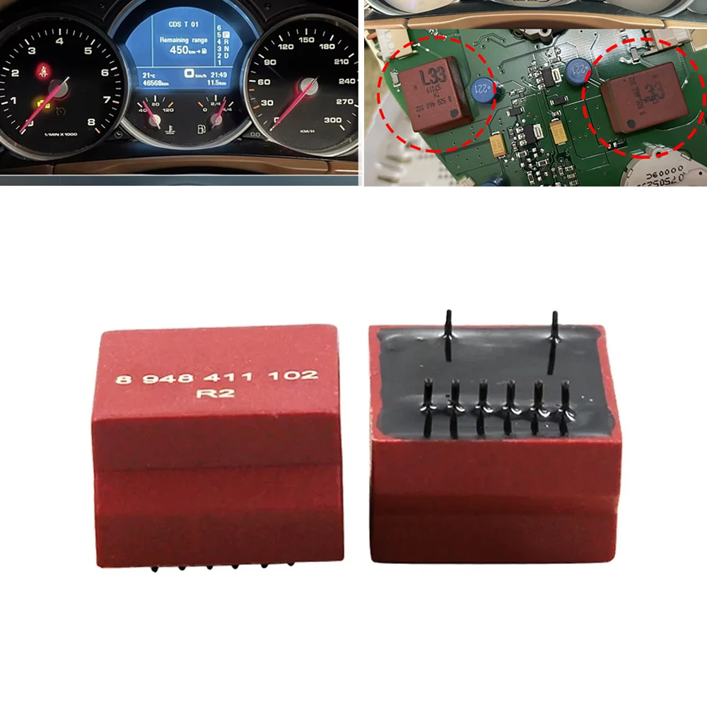 For VW Touareg Phaeton Bentley Continental Porsche Cayenne VOGT High Voltage Transformer Dashboard Cluster Illumination Repair