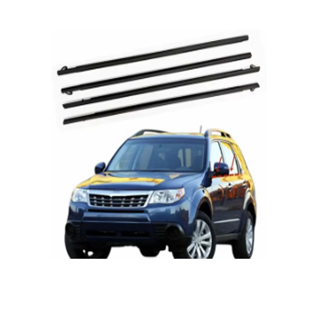 

4 Piece Outside Windows Glass Rubber for Subaru Forester 2009-2013 61280SC010 Glass Protector Weatherstrip for 62280SC000 Out LH