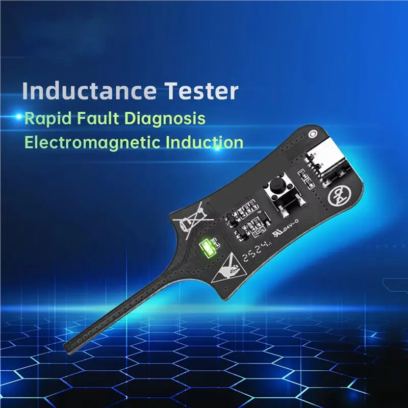 RABIT AS59~ 2X Motherboard Coil Tester Inductor Detector Tool For PC Repair Electromagnetic Induction Quick Fault Check