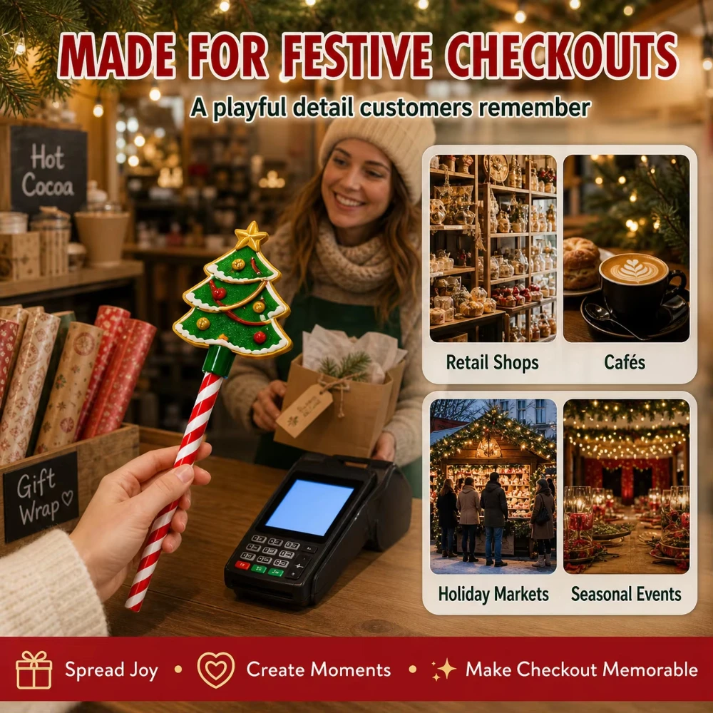 Christmas Payment Magic Wand Credit Card Wand Card Reader Payment Fun Santa Payment Card Holder For Christmas Festive Shopping