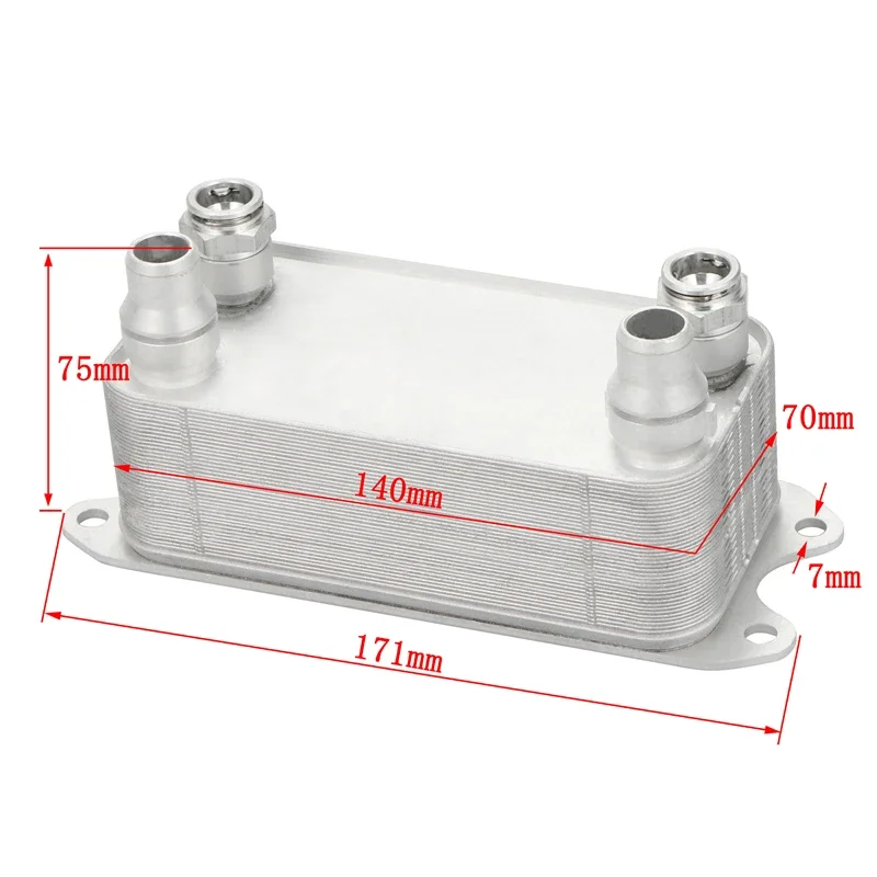 

Car Oil Cooler for Mercedes-Benz W204 W212 SLK250 300 350 C250 E250 0995002300 A0995002300 Automobile Replacement Parts