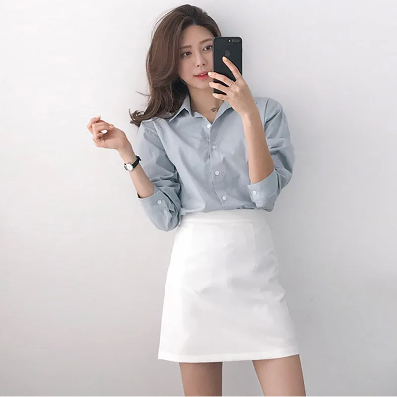 A-Linien-Rock mit hoher Taille, Arbeitskleidung oder Röcke, Step-On Anti-Licht-Wanderröcke, vielseitige Farbe, Busin-Damenröcke