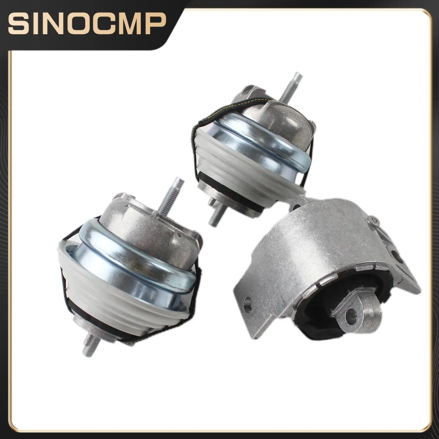 

3pc Trans Mount & Engine Motor Mount L+R C2P1784 For Jaguar XF XJ 2009-2013 Automotive Engine Foot Adhesive Automobile Parts