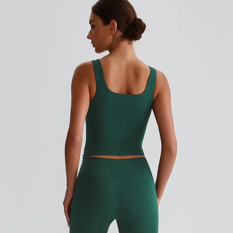 Sustainable Recycled Polyester Sports Bra Women Sexy Basic Crop Top Yoga Fitness Gym Bra Eco-Friendly Workout Activewear