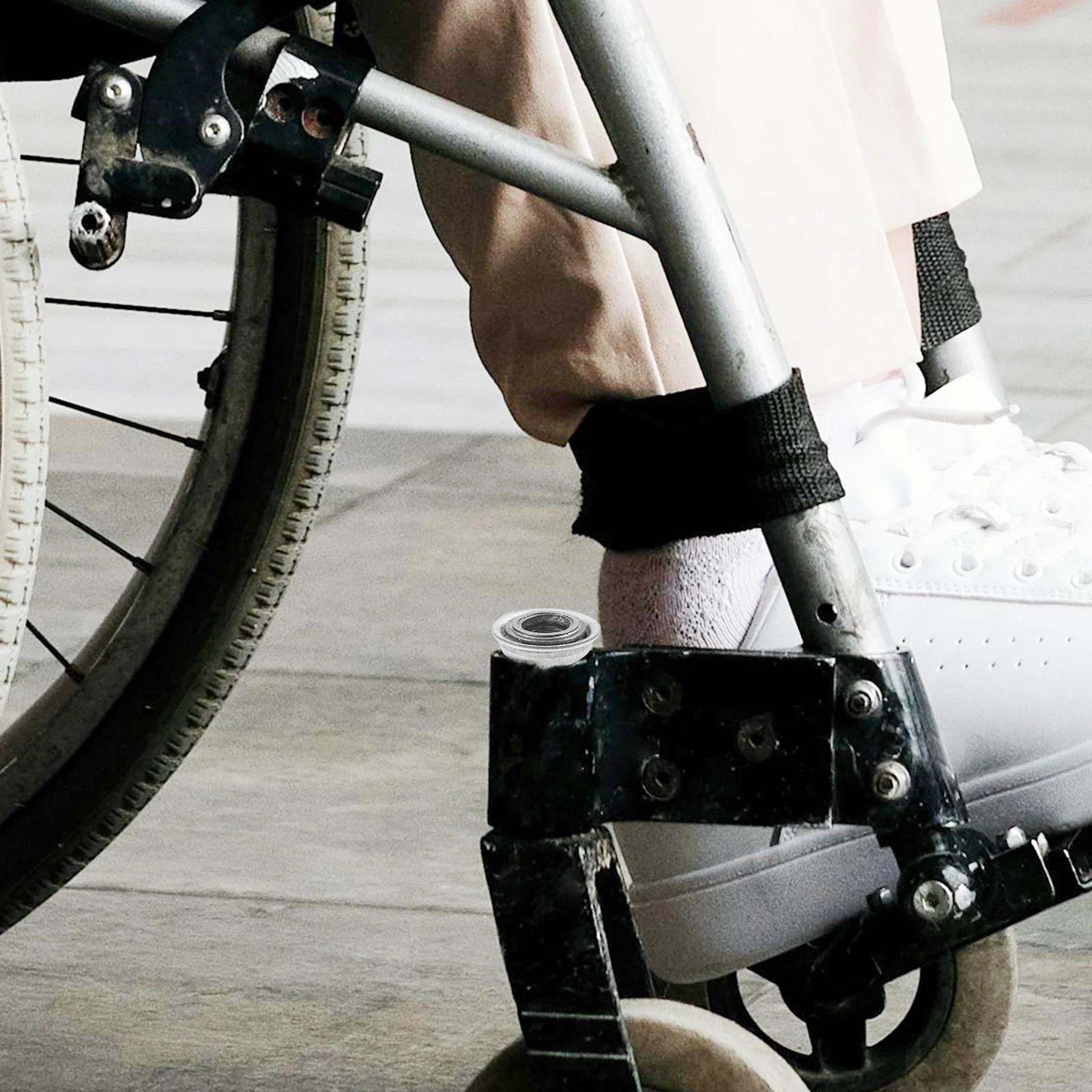 

4Pcs Wheelchair Bearing Front Wheel Steel Bearings for Manual Wheelchair Reliable Performance Replacement Parts