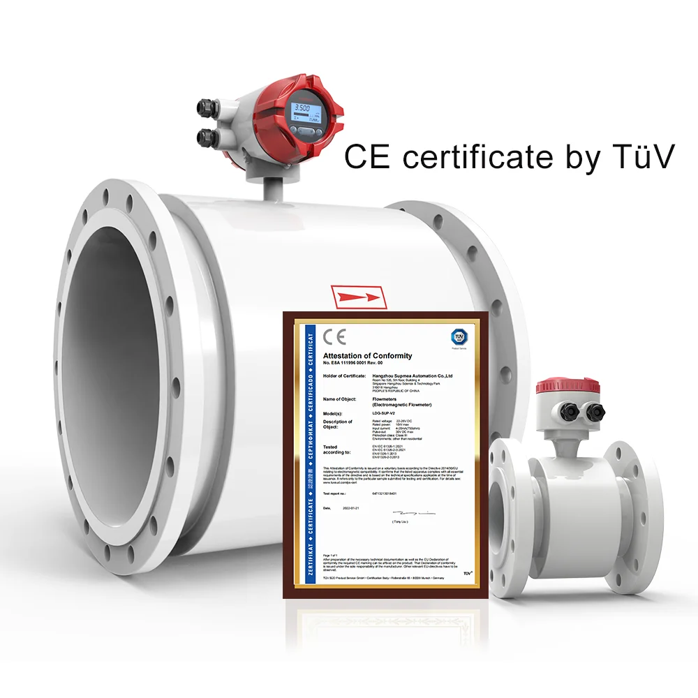 

Factory Online Sewage Electromagnetic Magflow Flow Meter Manufacturers Supplier Magnetic Digital for Water Flowmeter