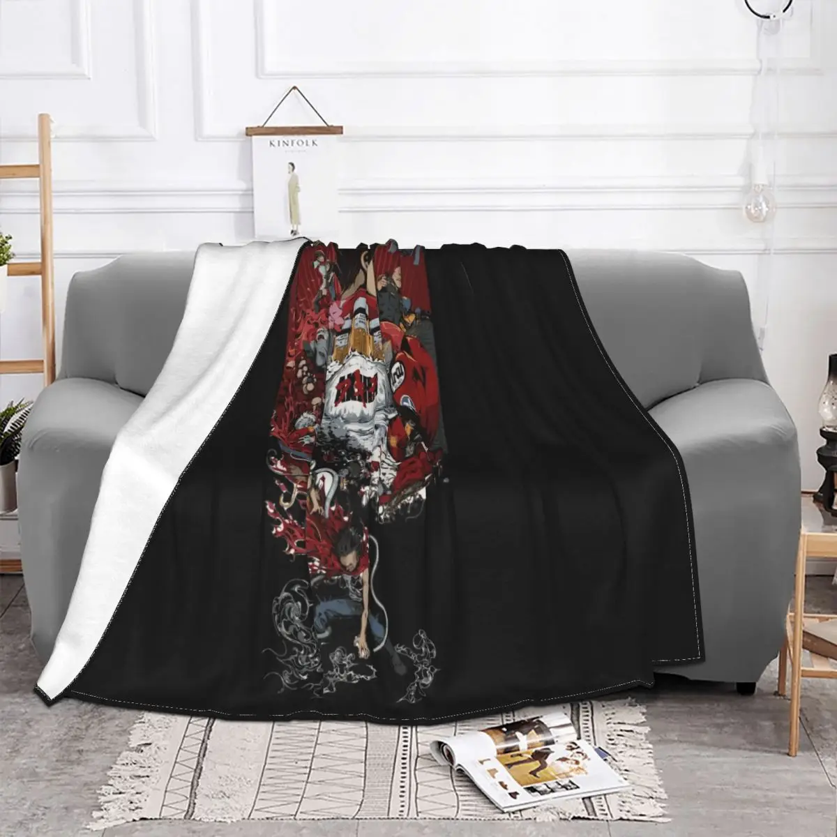 Akira 1988 V5 White Japanese Manga Otomo 100 Cotton Size Xs'3Xl Mens Adult Designs Throw Blanket