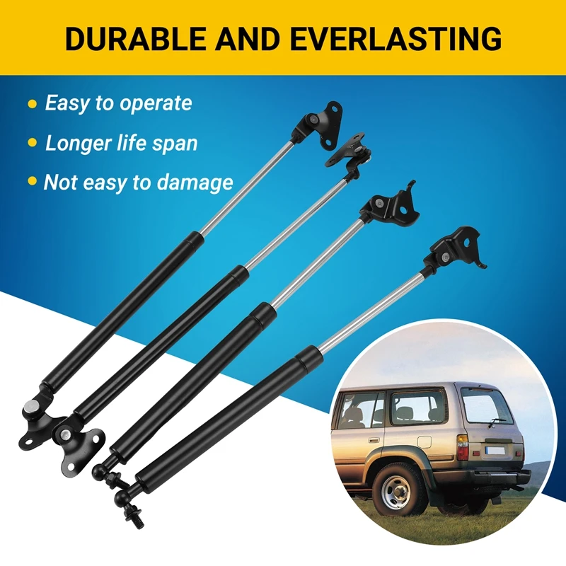 Bonnet Tailgate Gas Struts Lift Support For Toyota Land Cruiser 80 Series 1990-1997 5344069015 5345069015