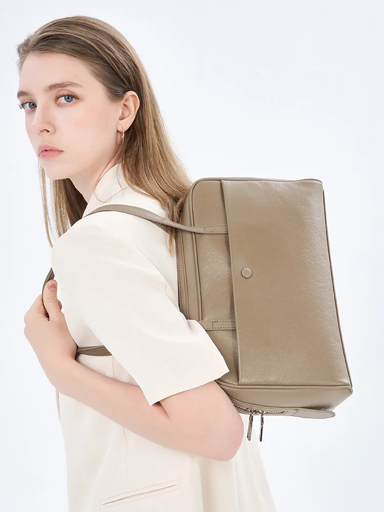 

Новая женская сумка из воловьей кожи в стиле ретро, простая пригородная сумка на плечо, женская сумка на плечо из натуральной кожи под мышками