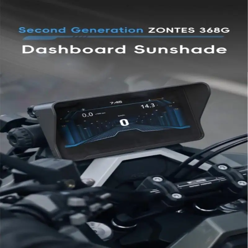 ل ZONTES ZT 368G 368-G 368 G G368 2024 2025 دراجة نارية لوحة القيادة الشمس قناع غطاء أداة شاشة ظلة الحرس حماية