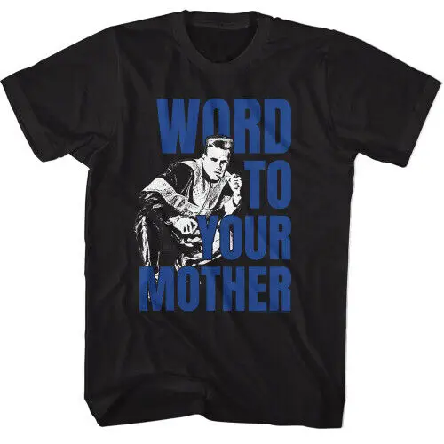 Vanilla Ice Crouching Word To Mother T-Shirt - Black Y2K tops Unisex Summer Short Sleeve