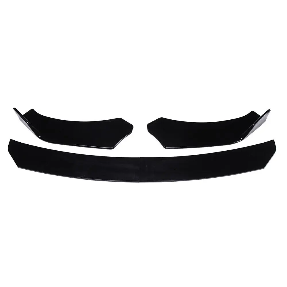 LAICY For  Taurus 1997-2019 Car Front Bumper Lip Chin Spoiler Splitter Body Kit Guard Diffuser Deflector Lips Glossy Black