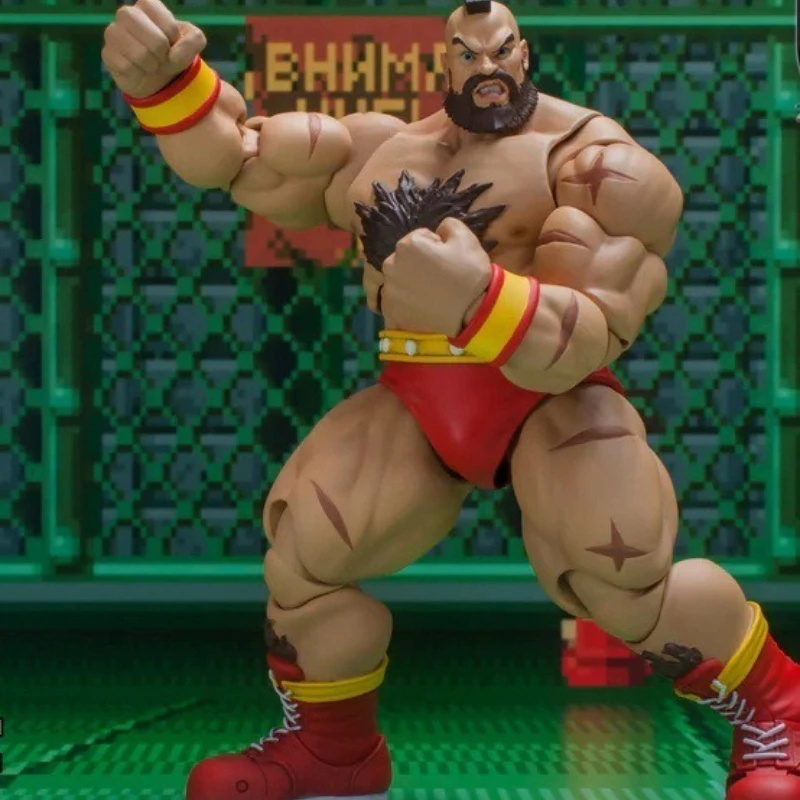 

21cm Storm Toy Street Fighter Action Doll ST ZANGIEF Collection Final Challenger ZANGIEF Doll Mobile Model Toy Gift