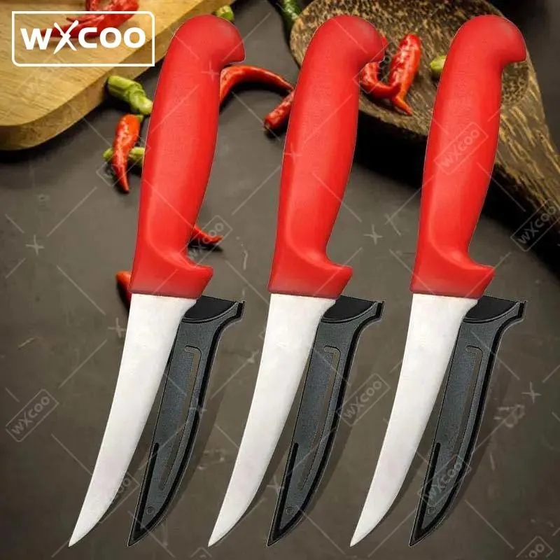 Stainless Steel Skinning Carving Knife Kitchen Boning Knife Meat Butcher Cleaver Utility Slicing Fish Vegetable Fruit Knives