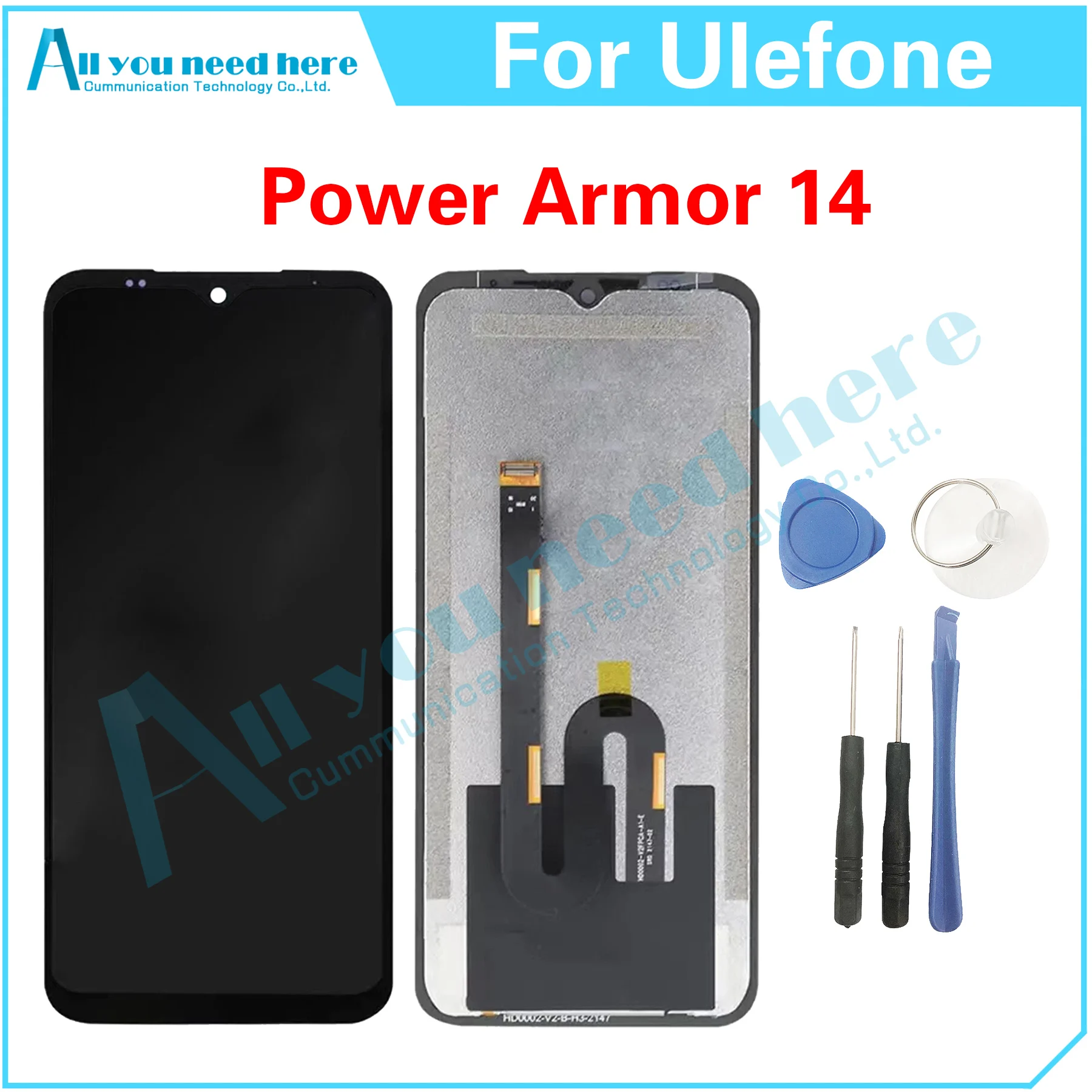 100% Test AAA For Ulefone Power Armor 14 LCD Display Touch Screen Digitizer Assembly Repair Parts Replacement