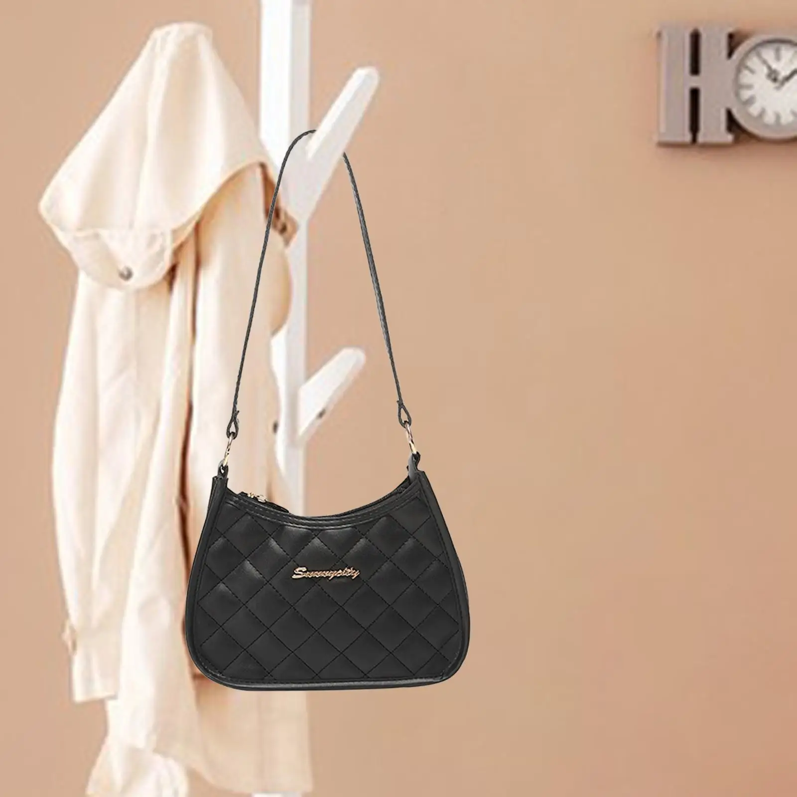 Shoulder Bag for Women Ladies Fashion PU Leather Travel Casual Hobo Bag Underarm Bag for Shopping Vacation Party Work Outdoor